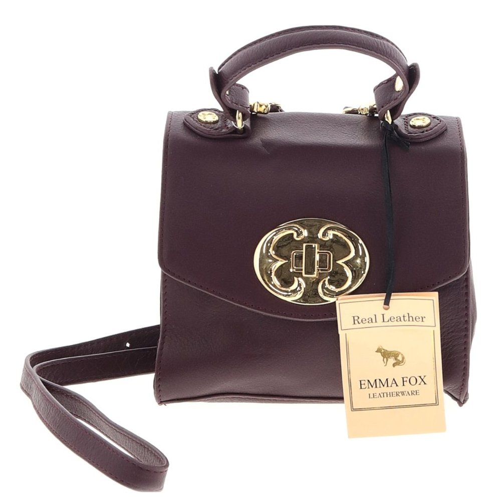 Emma Fox Leather Crossbody (NWT)